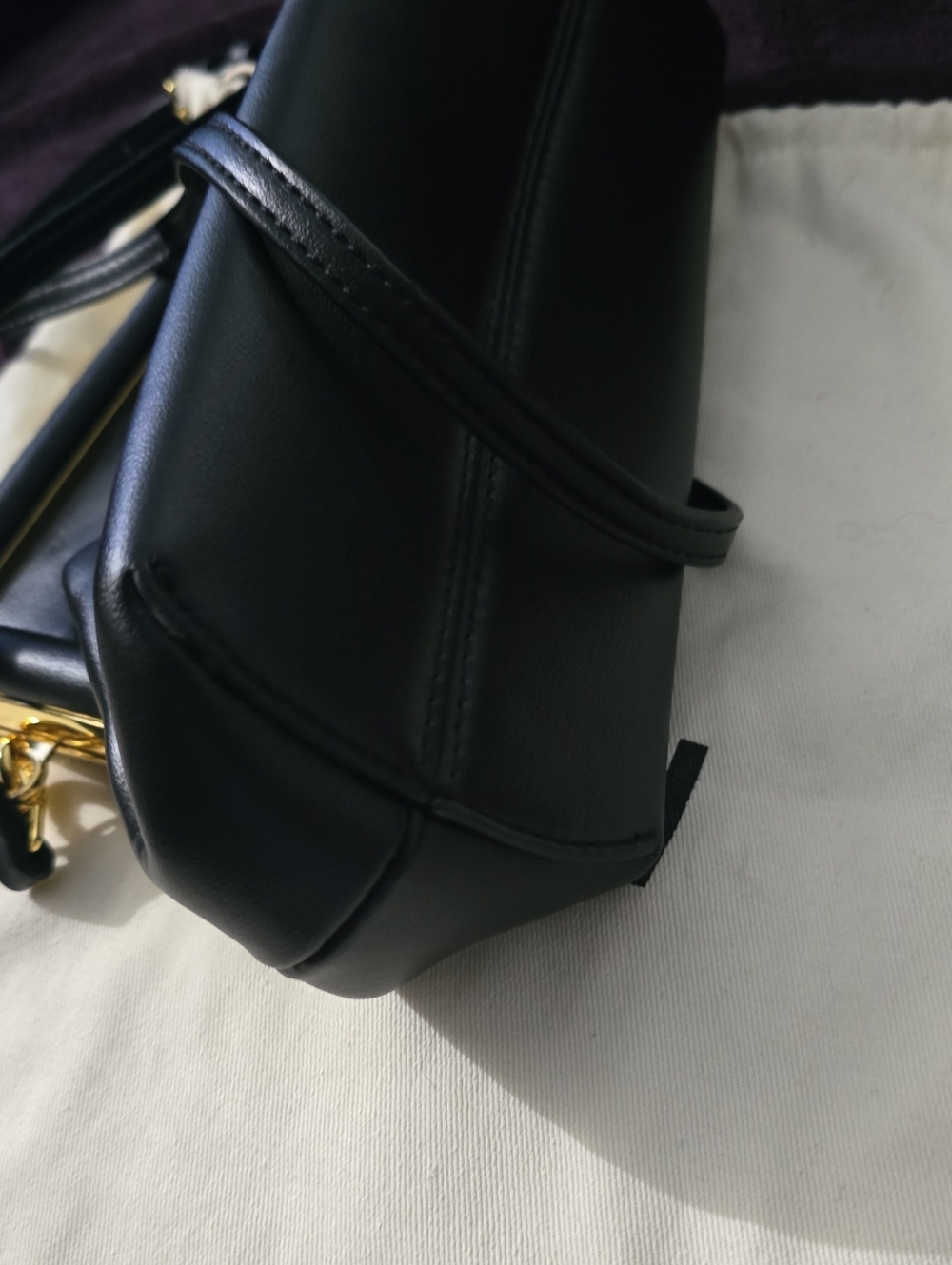 Fenti First Clutch Leather Top-Handle Crossbody Bag - Picture 4 of 9
